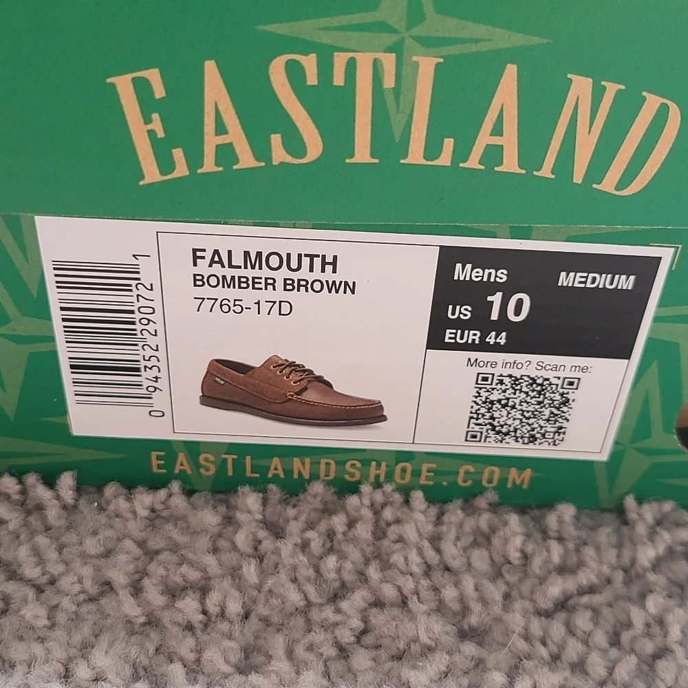 NWT Eastland Falmouth Boat Shoe